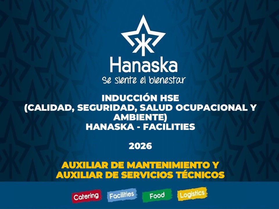 INDUCCIÓN QHSE 2026 - AUXILIAR TÉCNICO Y DE MANTENIMIENTO